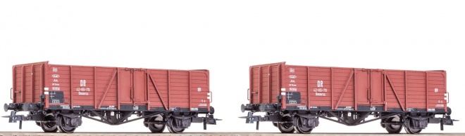 Set of 2 gondola cars type El-u<br /><a href='images/pictures/Roco/Roco-76108.jpg' target='_blank'>Full size image</a>